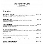 Brunchbox - Yaba menu