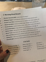 Wood menu